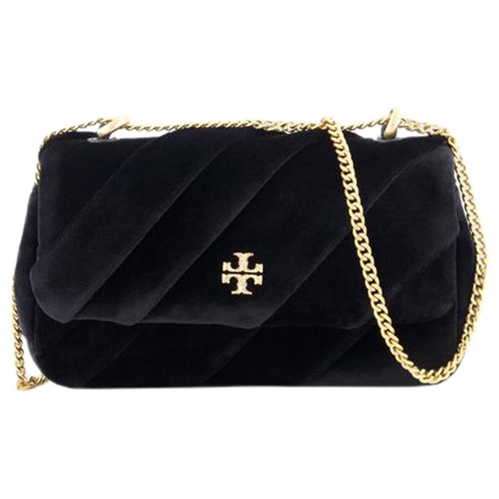 Tory Burch MINI KIRA DRAPED VELVET FLAP BAG